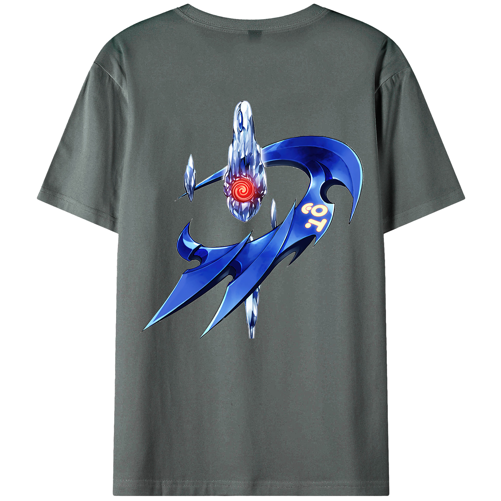（画像用） 遊☆戯☆王 Yu-Gi-Oh! 綿100％ メンズ半袖Tシャツ（バックプリント） 通気性
